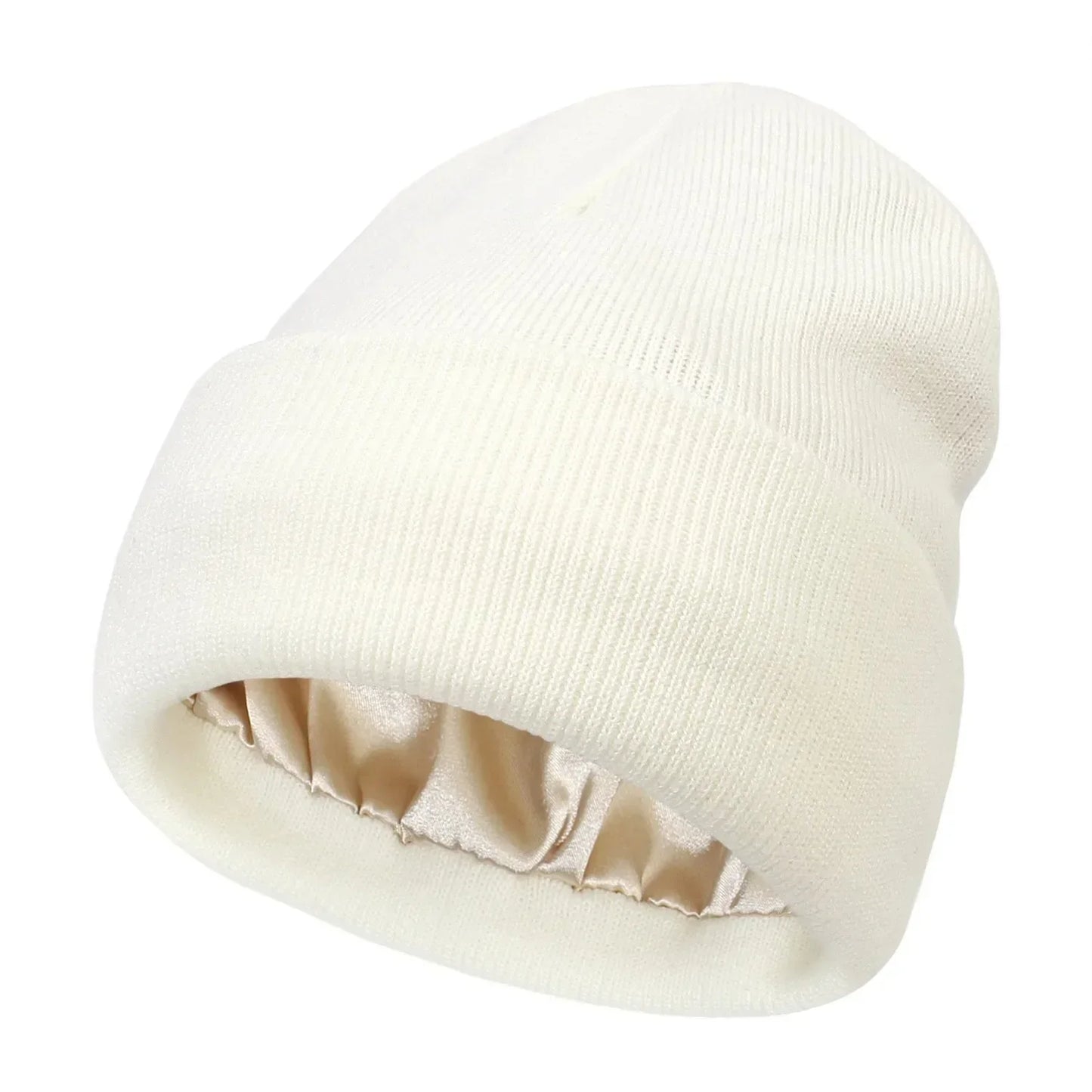 Anti-Frizz Satin Beanie