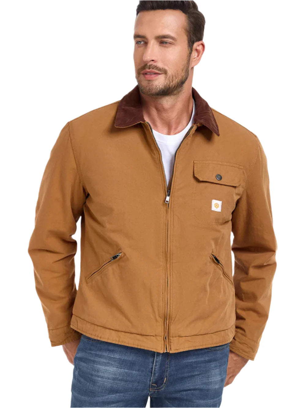 Lined Cargo Work Jacket