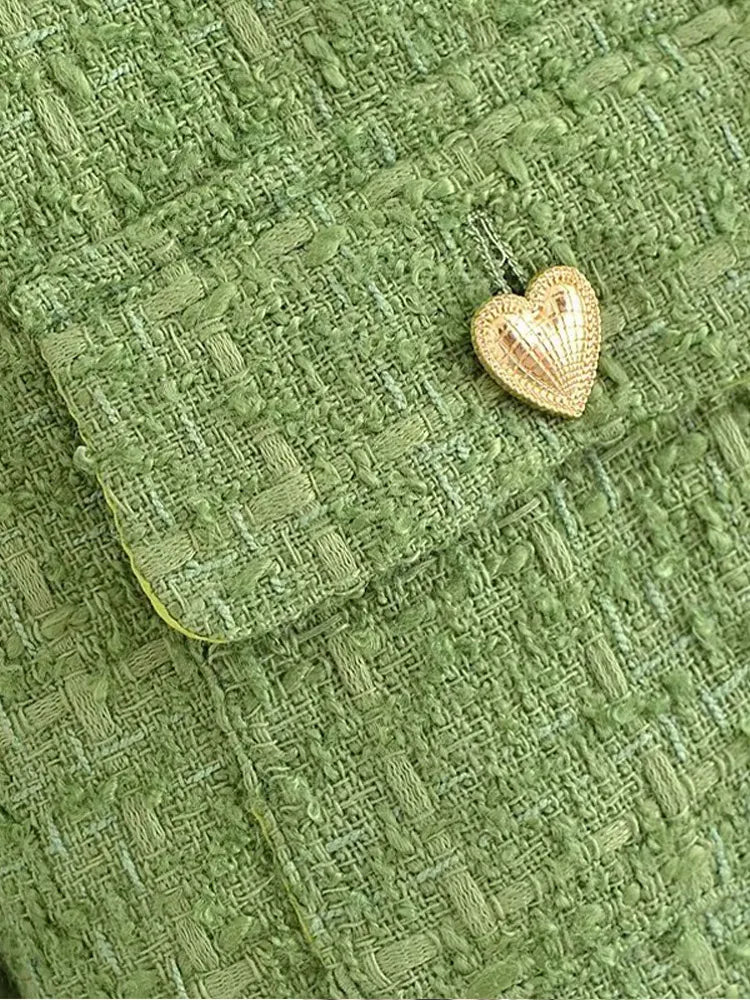 Cute Tweed Jacket Set