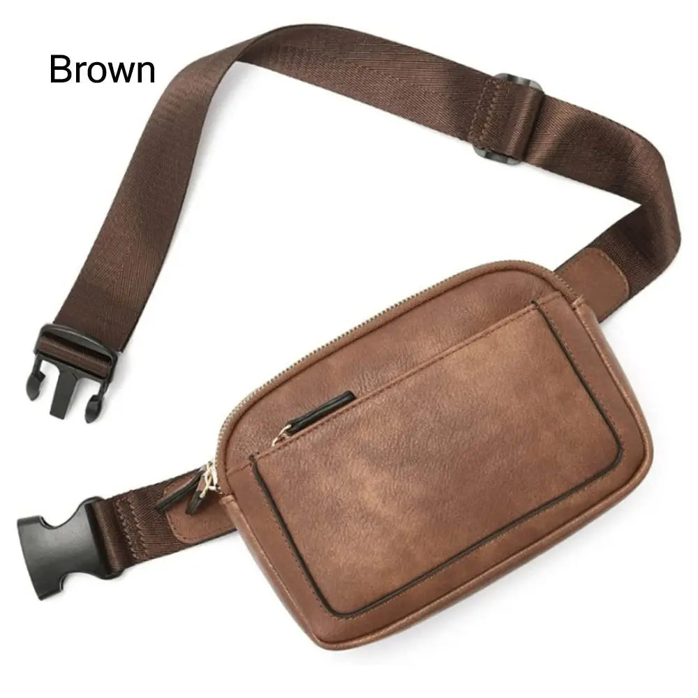 Faux-Leather Fanny Pack