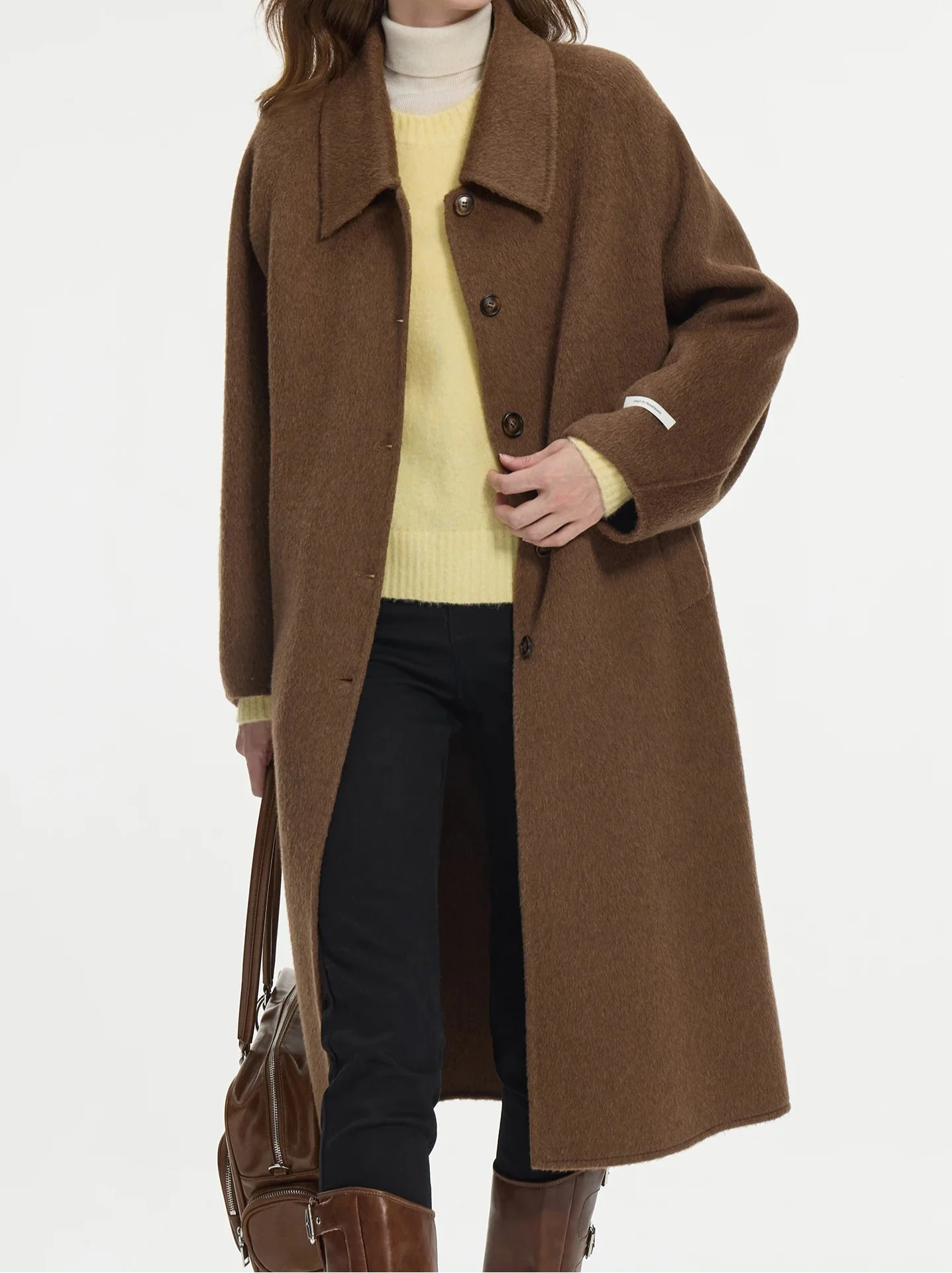 Wool Camel Overcoat