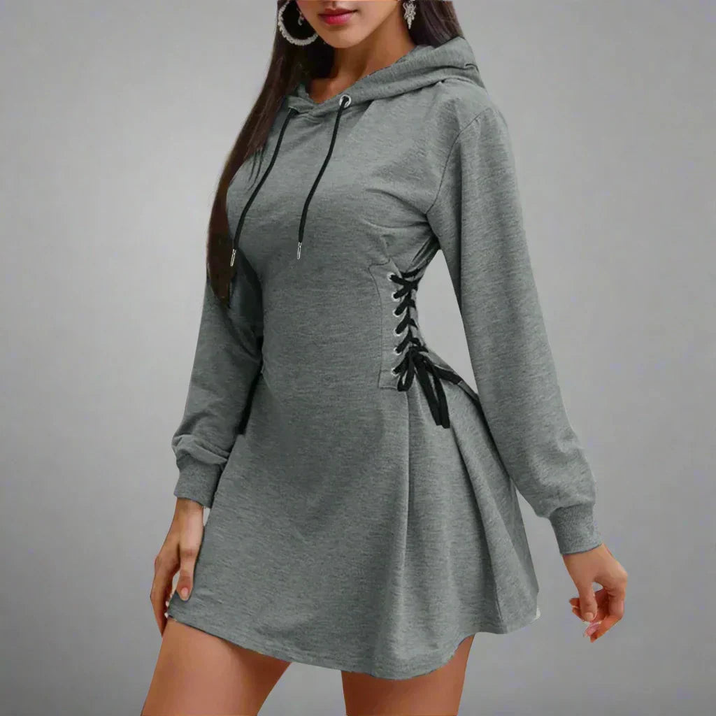 Lacevia Hoodie Dress