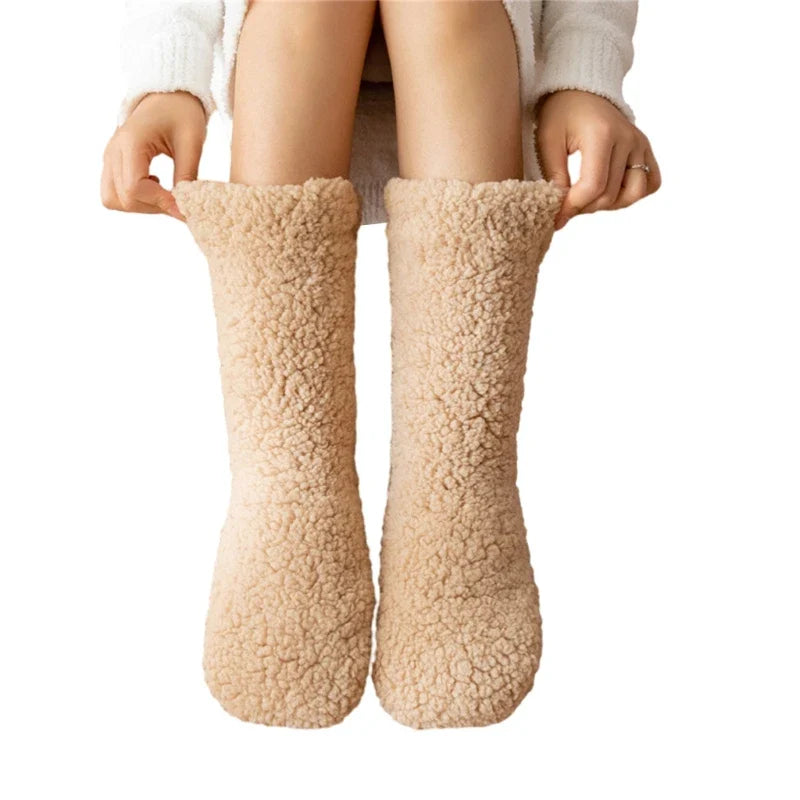 Plush Anti-Slip Winter Socks