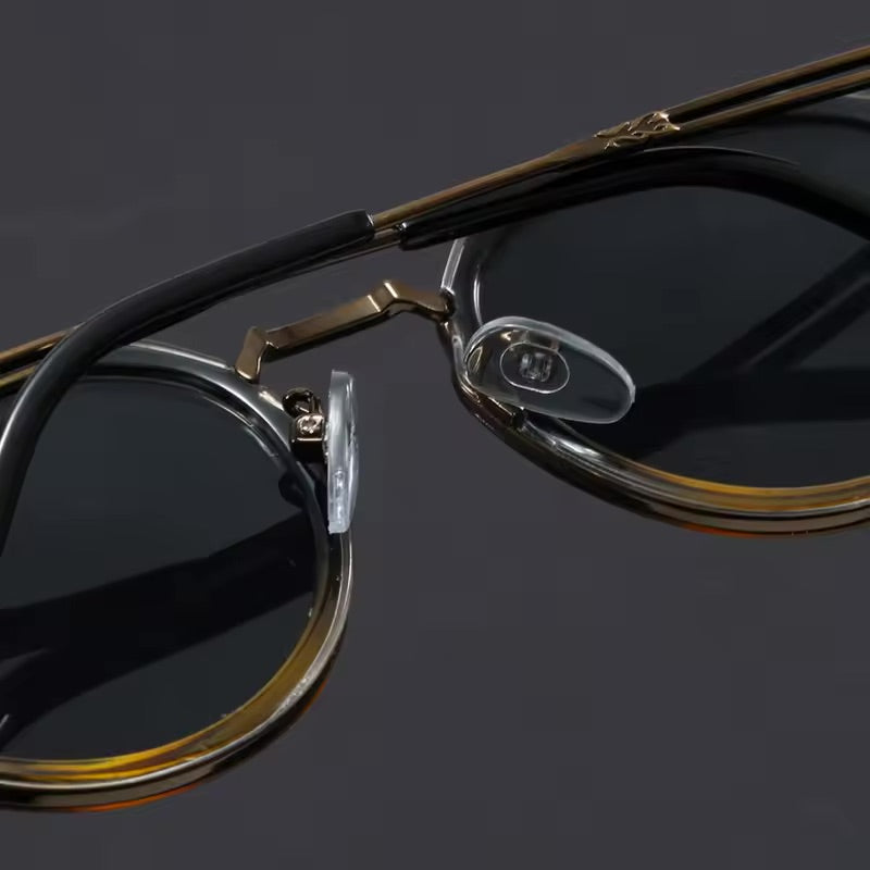 Sleek Metal Sunglasses | Lightweight Design with UV Protection and Anti-Glare Lenses 7