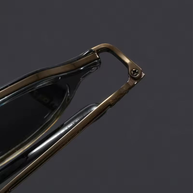 Sleek Metal Sunglasses | Lightweight Design with UV Protection and Anti-Glare Lenses 9