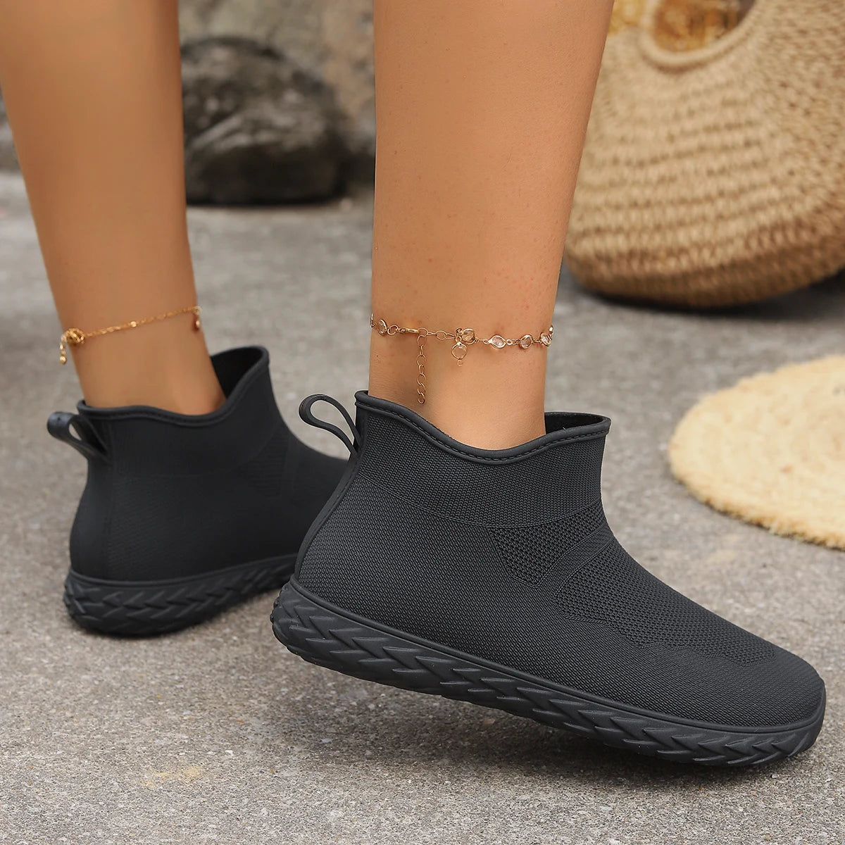 Sock Style Waterproof Boots 3