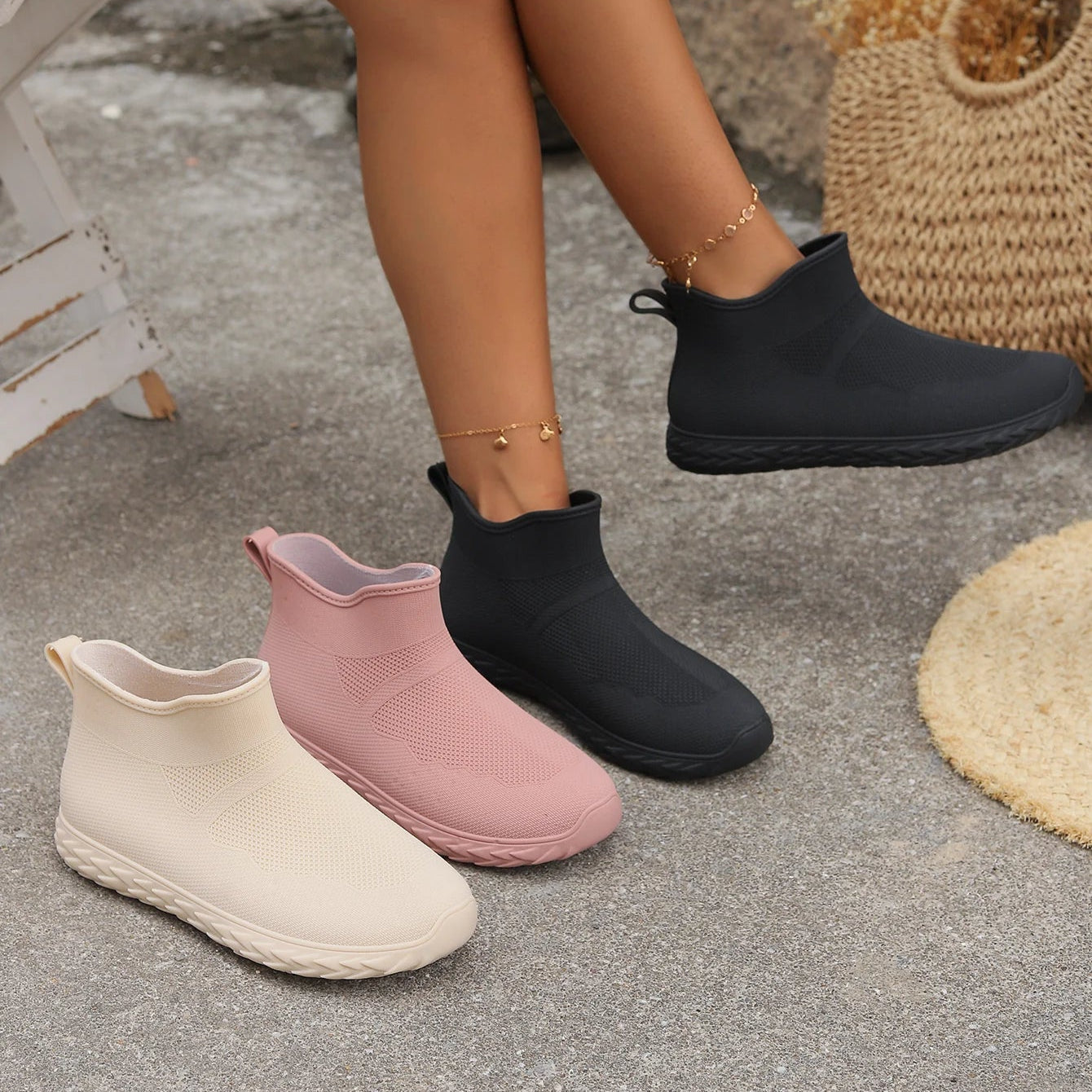 Sock Style Waterproof Boots 4