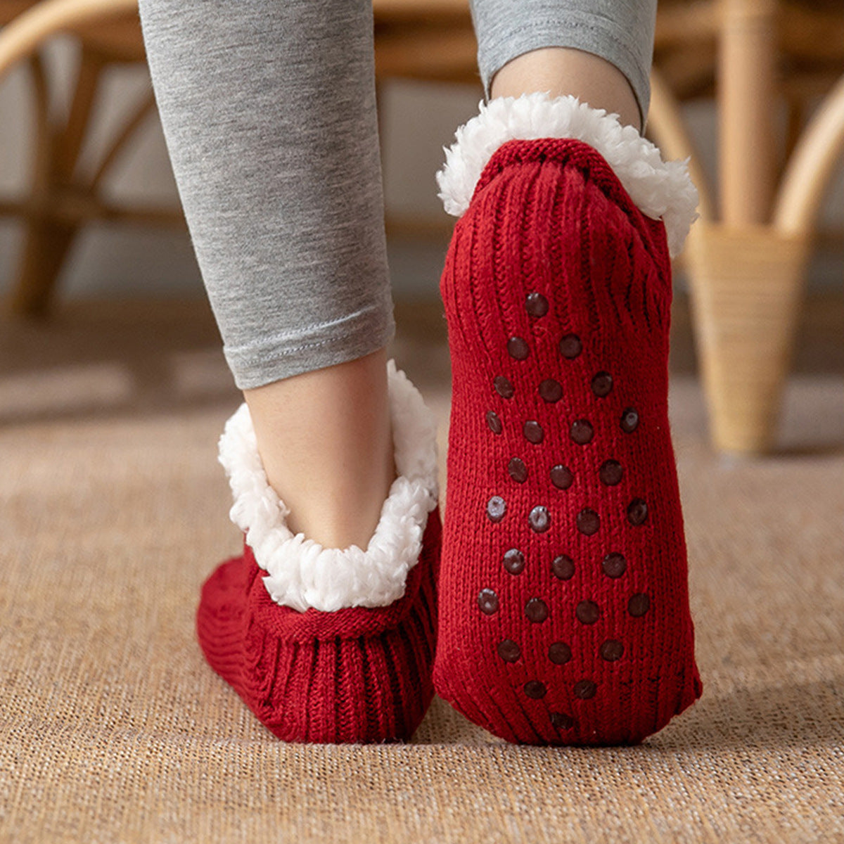 Soft-Pile Anti-slip Fleece Socks 6