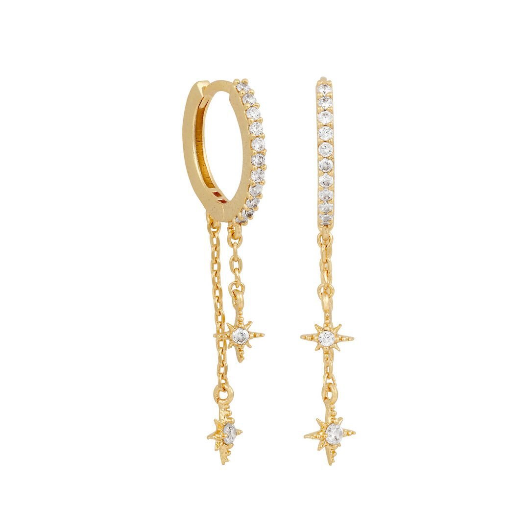 Starlight Earring Set | Hypoallergenic Surgical Stainless Steel Hoops and Studs 0