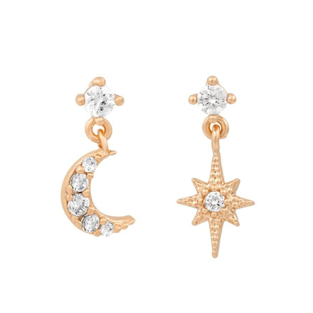 Starlight Earring Set | Hypoallergenic Surgical Stainless Steel Hoops and Studs 3
