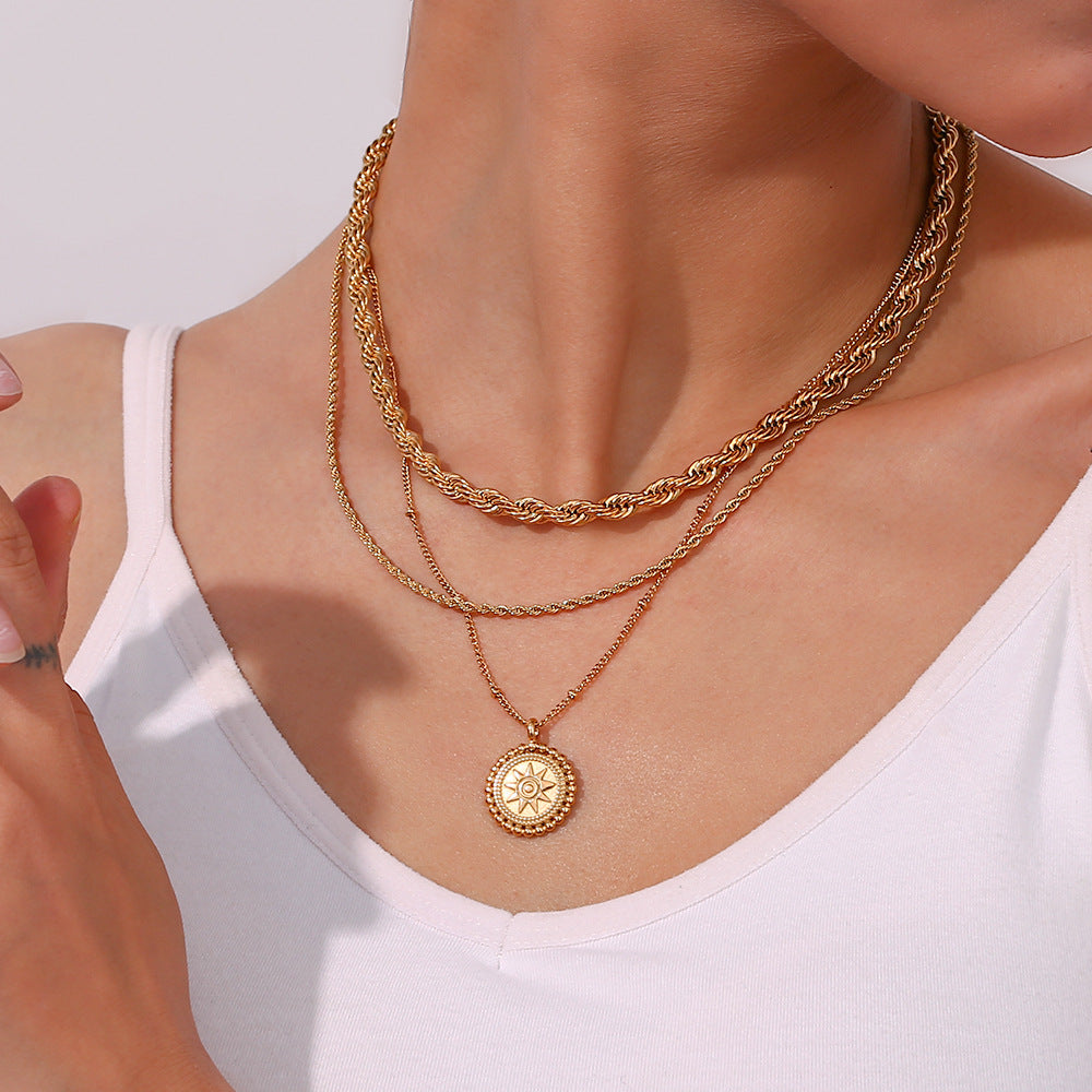 Starlight Gold Pendant Necklace | Ethically Sourced 18k Gold-Plated 1