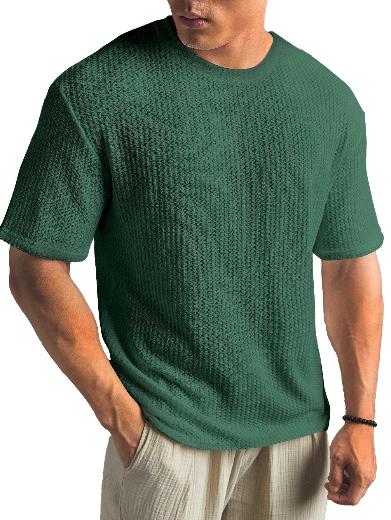 Structured Short Sleeve Shirt | Soft Textured Fabric for Everyday Elegance 2