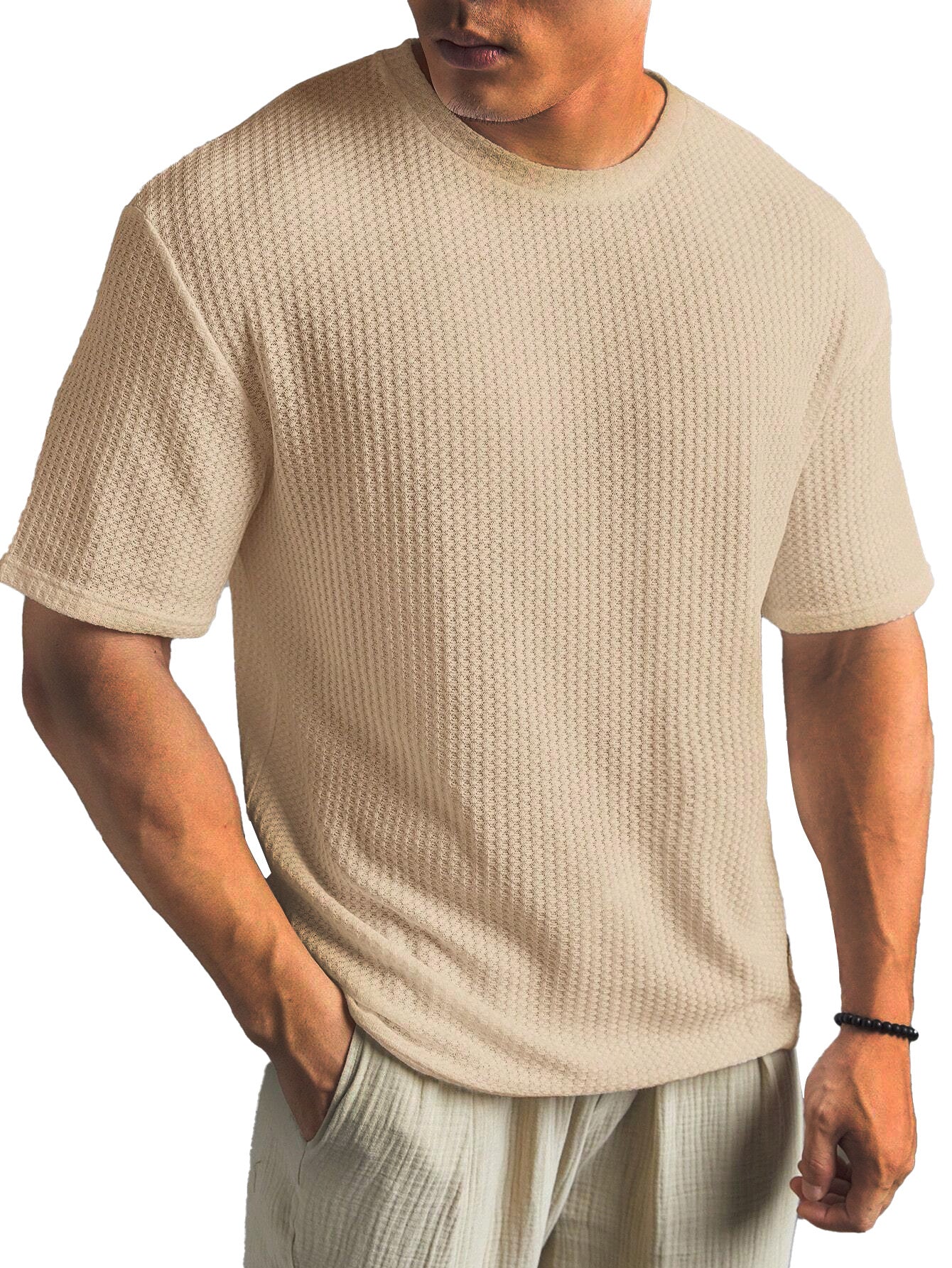 Structured Short Sleeve Shirt | Soft Textured Fabric for Everyday Elegance 3