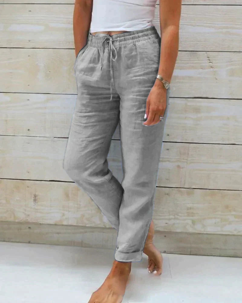 Stylish linen pants 4