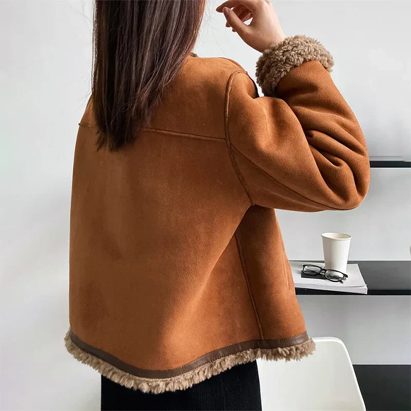 Suede Buttoned Jacket 2