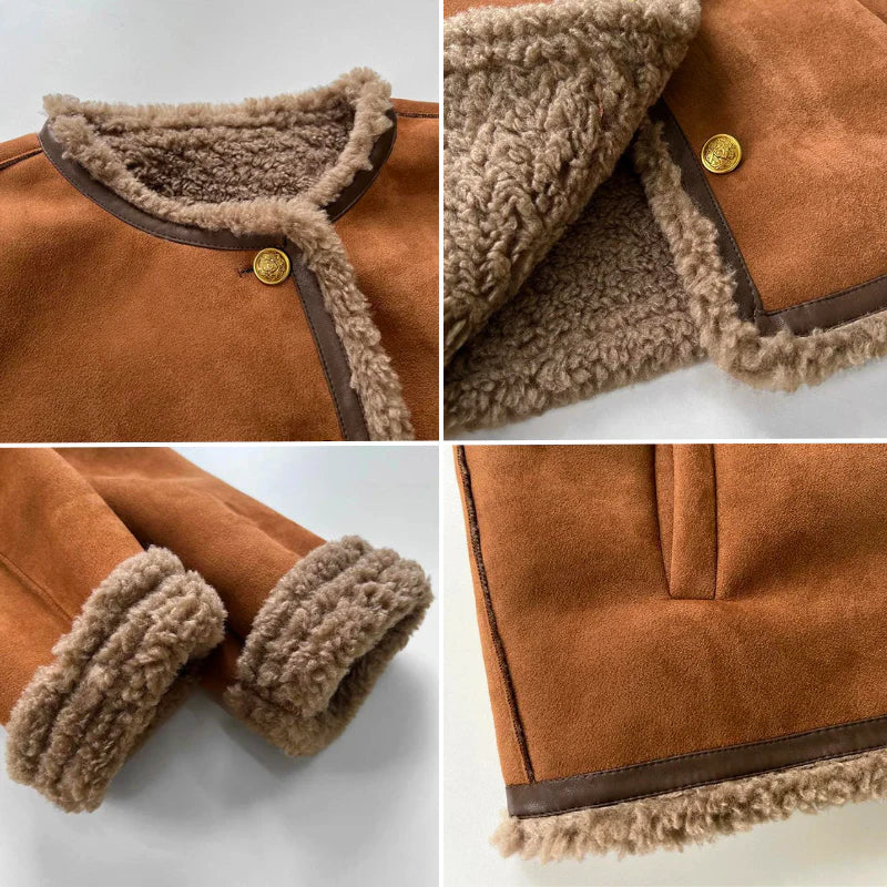 Suede Buttoned Jacket 3