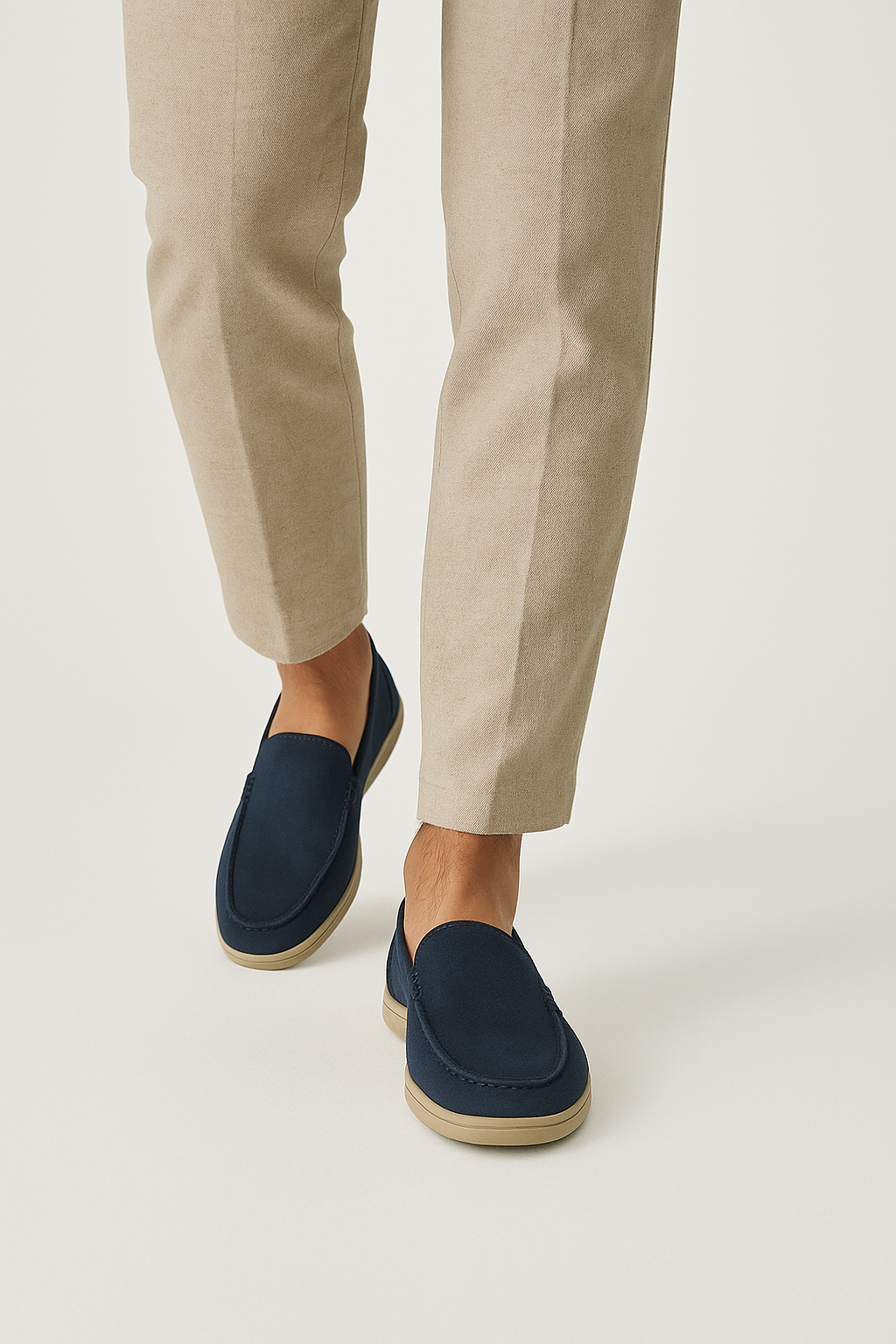 Suede Loafers | Flexible Slip-On Design with Rubber Sole 2