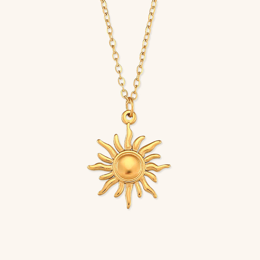 Sun-Inspired Necklace | Ethically Sourced 18K Gold Finish 0