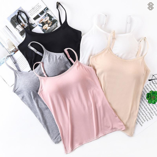Tank Top with Built-in Bra 1
