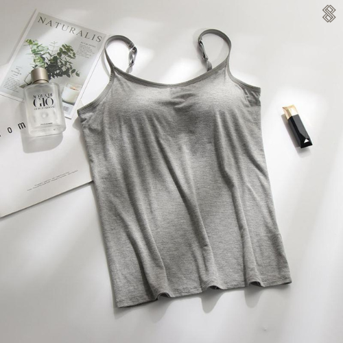 Tank Top with Built-in Bra 3