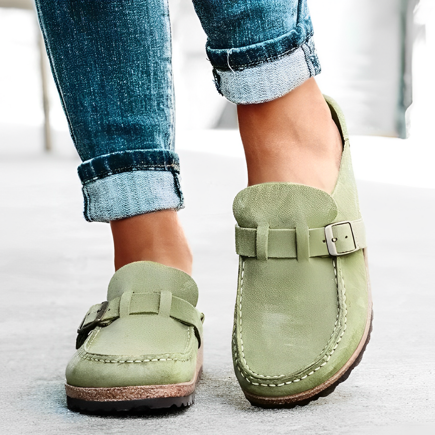 Vegan Leather Clogs 1