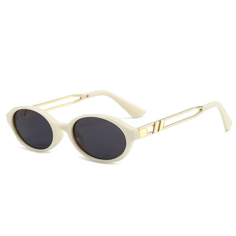 Vintage Oval Sunglasses | Tortoiseshell Frame with High UV Protection 2