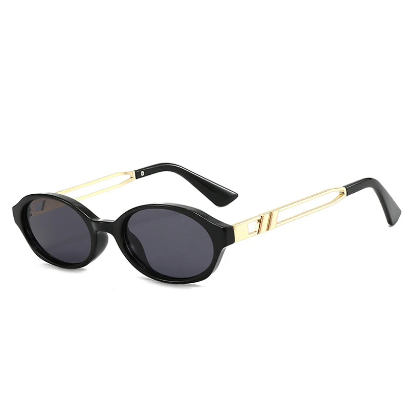 Vintage Oval Sunglasses | Tortoiseshell Frame with High UV Protection 3