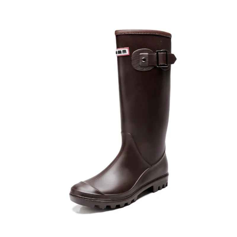 Waterproof Rain Boots | Durable Rubber with Faux Fur Lining for Comfort 9