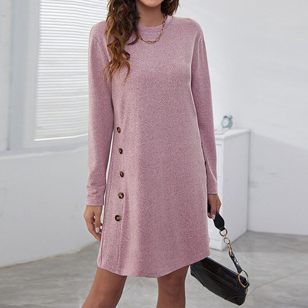 Women's Summer Dress | Long Sleeve Mini with Flattering Fit & Effortless Style 0