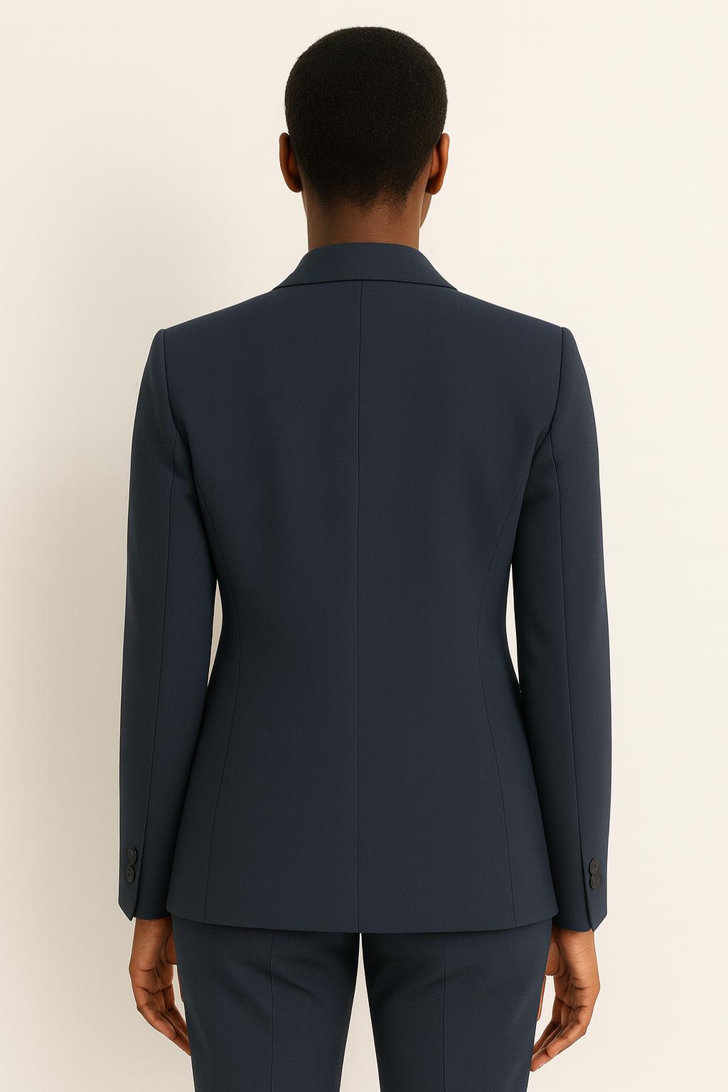 Tailored Trouser Suit | Elegant Straight-Leg Blazer Set - View 3