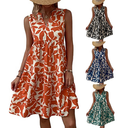 Amalfi Ruffle A Line Tank Dress