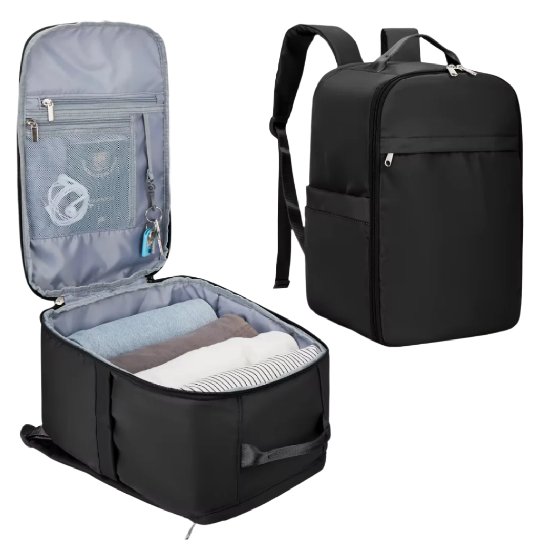 Carry-On Travel Backpack | 180-Degree Opening for Easy Packing and Organization 1