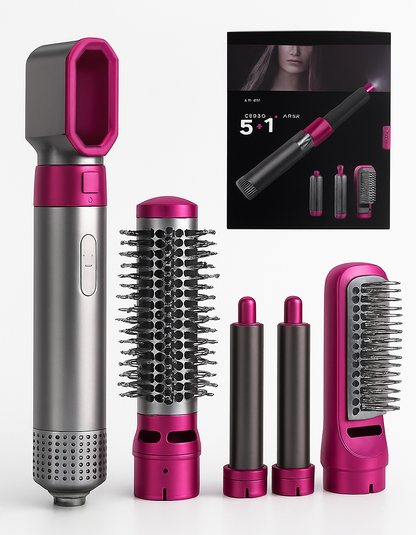 2-in-1 Hair Styler | Curling and Drying Attachments for Versatile Styling 0