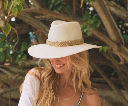Isola - Wide Brim Panama Straw
