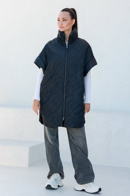 Bianca Relaxed Fit Embossed Vest