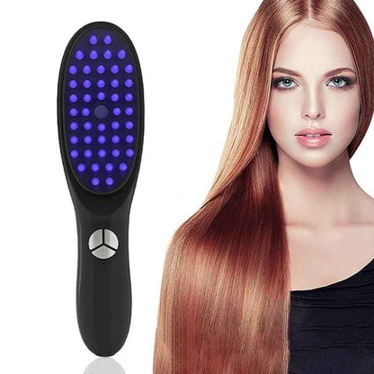 5-in-1 Hair Styling Comb | Scalp Massage, Oil Application & Light Therapy 0
