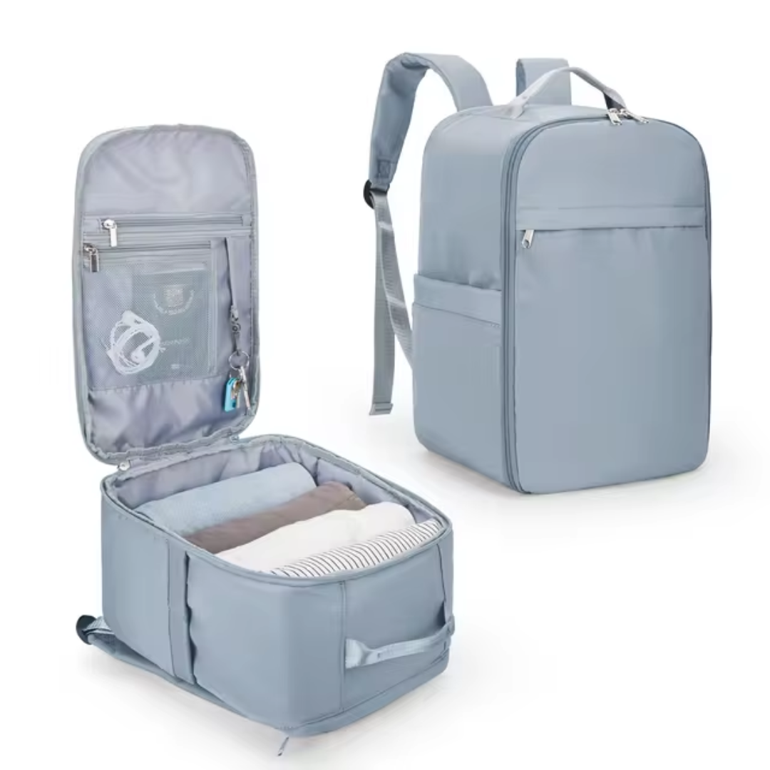 Carry-On Travel Backpack | 180-Degree Opening for Easy Packing and Organization 2