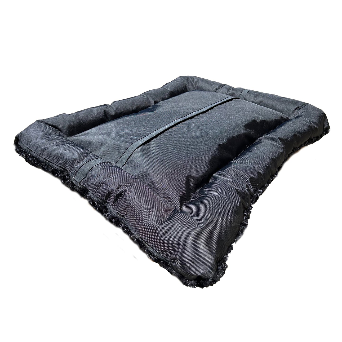Panier pour chien rectangulaire avec rebord Furvana™ 'Cloud'