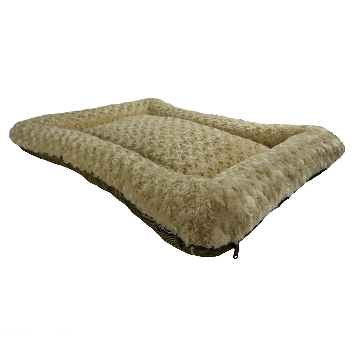Panier pour chien rectangulaire avec rebord Furvana™ 'Cloud'