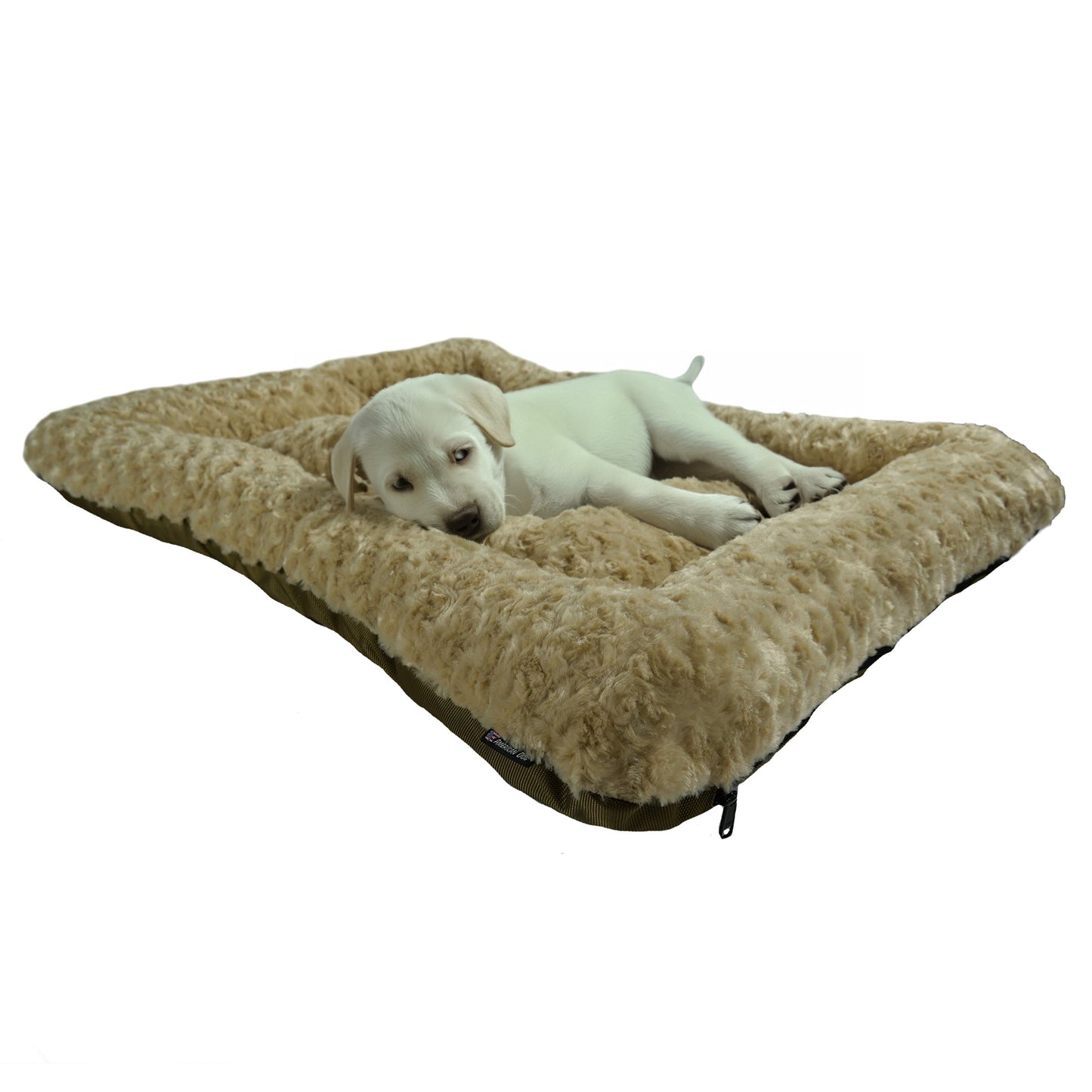 Panier pour chien rectangulaire avec rebord Furvana™ 'Cloud'