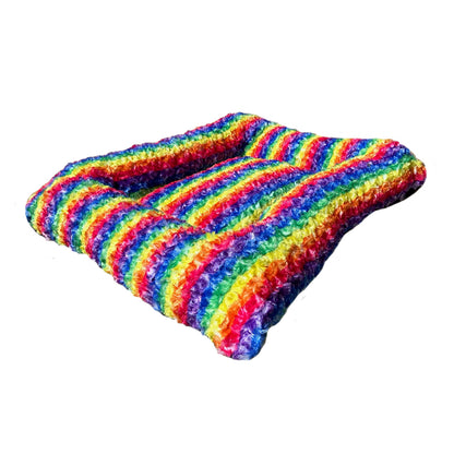 Panier pour chien rectangulaire avec rebord Furvana™ 'Cloud'