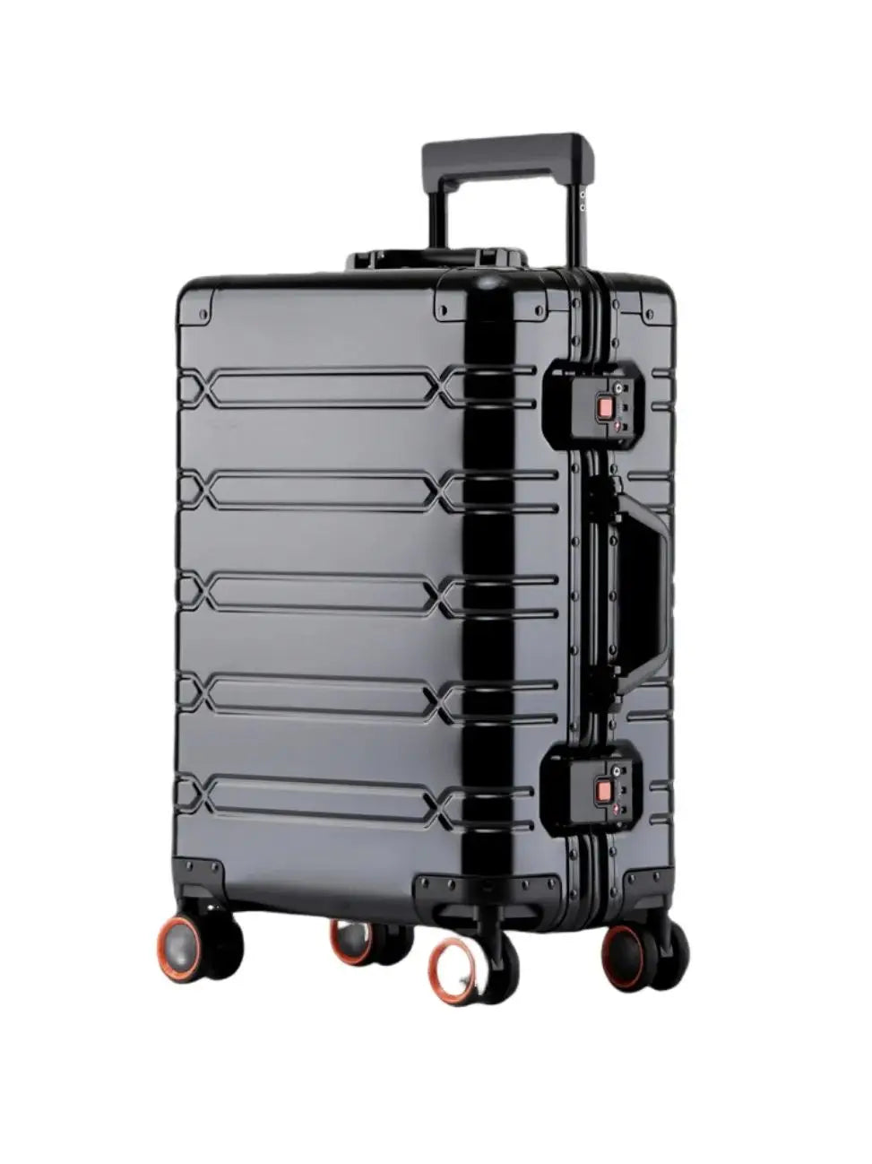 Aluminum Carry On Luggage | Durable Hardshell Suitcase with Wet/Dry Compartment 1