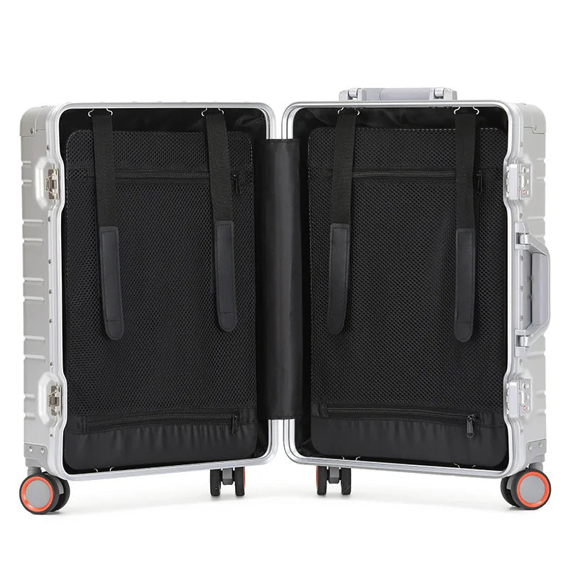 Aluminum Carry On Luggage | Durable Hardshell Suitcase with Wet/Dry Compartment 9