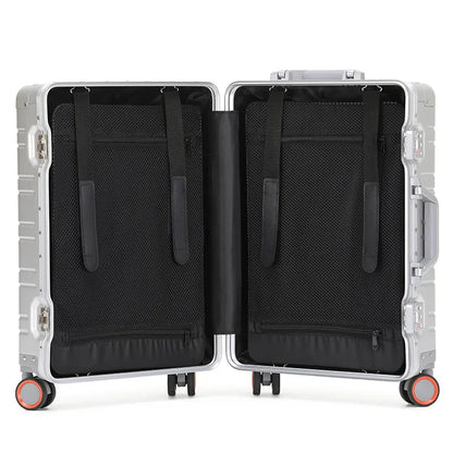 Aluminum Carry On Luggage | Durable Hardshell Suitcase with Wet/Dry Compartment 9