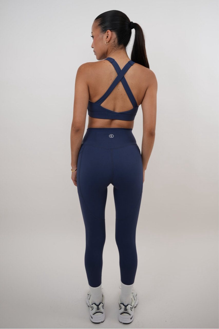 I Am Glowing Marineblauwe Sneldrogende Butter Legging