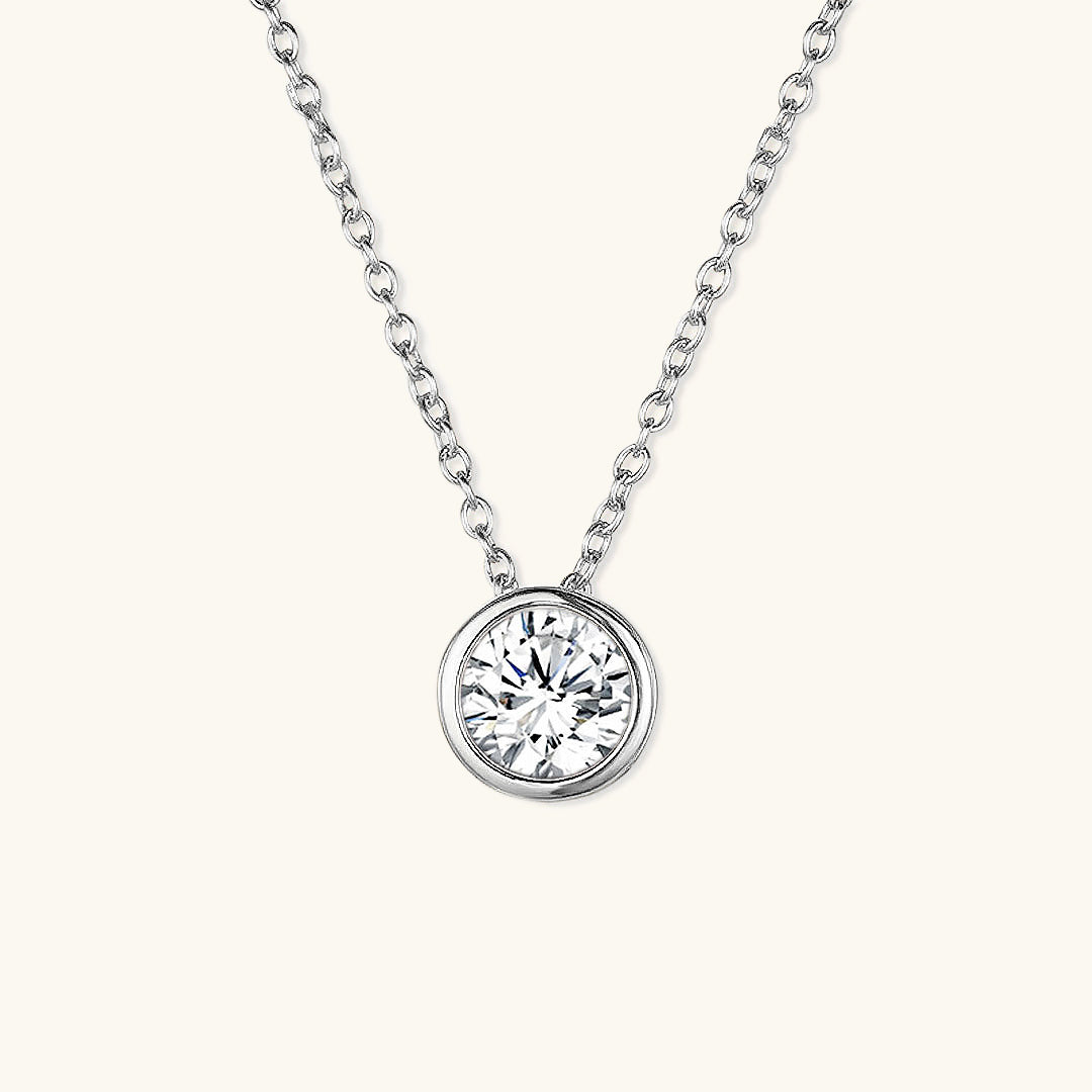 Birthstone Necklace | Gold Pendant with Sparkling Gemstone 15