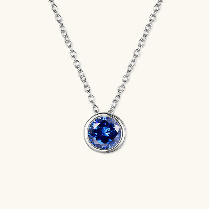 Birthstone Necklace | Gold Pendant with Sparkling Gemstone 17