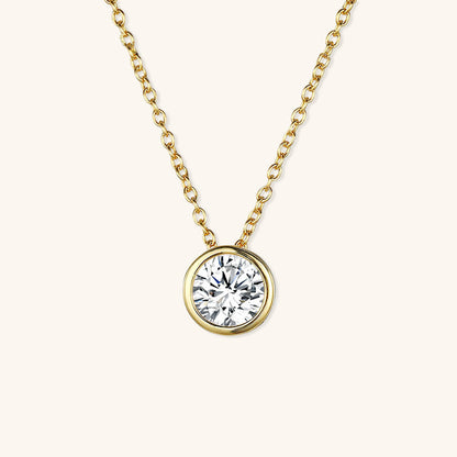 Birthstone Necklace | Gold Pendant with Sparkling Gemstone 20