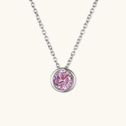 Birthstone Necklace | Gold Pendant with Sparkling Gemstone 22