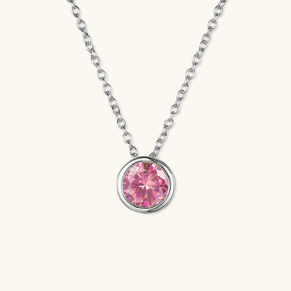 Birthstone Necklace | Gold Pendant with Sparkling Gemstone 23